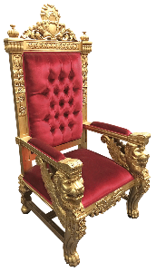 a royal throne